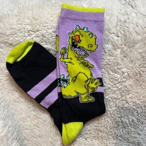 Rugrats Reptar Crew Socks Unisex men’s L woman’s L